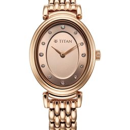 Titan Women Purple Dial & Bracelet Style Straps Analogue Watch 95242WM01-image-79