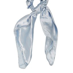 ONE on ONE Women Blue Solid Knot-Detailed Scrunchy-image-9
