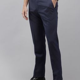 Arrow Men Hudson Checked Tailored Fit Formal Trousers-image-17