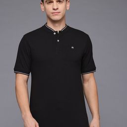 Raymond Henley Neck Pure Cotton Modern Fit T-shirt-picture-39