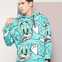 Kook N Keech Toons Tom & Jerry Printed Hooded Sweatshirt-picture-31