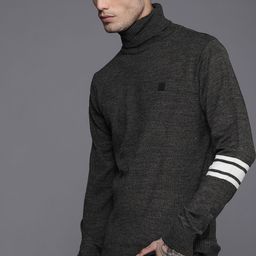 WROGN Men Grey Acrylic Pullover-image-37