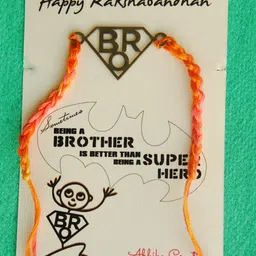 BeAbhika Super Bro Rakhi with Roli Chawal Capsules-image-20