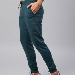 HRX by Hrithik Roshan Teal Blue Active Joggers-30