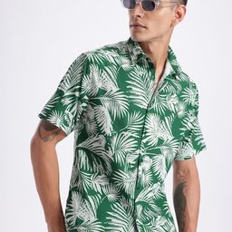 glitchez Tropical Printed Casual Shirt-picture-33
