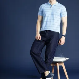 Mast & Harbour Men Polo Collar T-shirt-picture-2