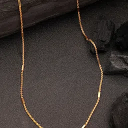 NVR Women Gold-Plated Minimal Chain-33