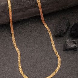 NVR Women Gold-Plated Minimal Chain-3