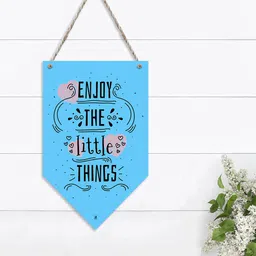Art Street Blue & Black Enjoy The Little Things Wall Decor-picture-28
