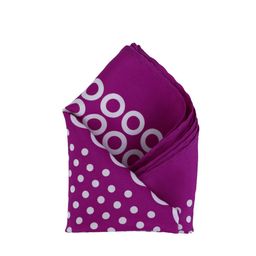 Calvadoss Men Purple & White Printed Pocket Square-picture-42