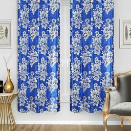 Good Homes by Home Candy Blue Set of 2 Window Curtains-29