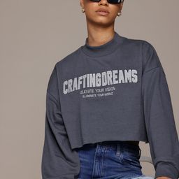 The Roadster Lifestyle Co. Women Printed Crop Sweatshirt-image-60