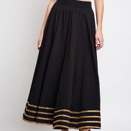 Azira Women Black Flared Solid Palazzos-image-73