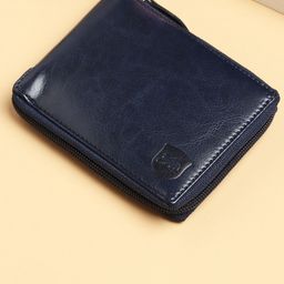 SAMTROH Unisex Textured Zip Around Wallet-3