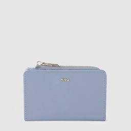 MANGO Women Abstract Textured Two Fold Wallet-48