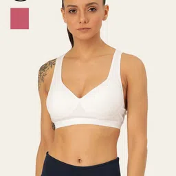 Lady Lyka Pack of 2 Full Coverage Lightly Padded Workout Bra PROVOGUE-PNCH-WHT-image-66