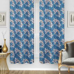 Good Homes by Home Candy Set of 2 Blue Window Curtains-picture-9