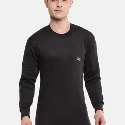 Dollar Men Black Solid Thermal Top-image-17