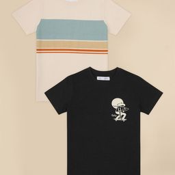 Alan Jones Boys Pack of 2 Printed T-shirts-picture-55