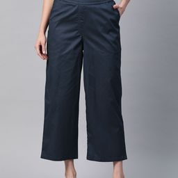 Readiprint Fashions Straight Fit High-Rise Culottes Trousers-image-16