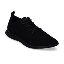 NEEMANS Women Black Solid Merino Wool Sneakers-image-14