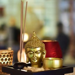 Archies Gold-Toned Lord Buddha Showpiece-image-86