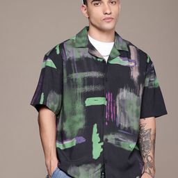 The Roadster Life Co. Opaque Printed Relaxed Fit Casual Shirt-picture-4