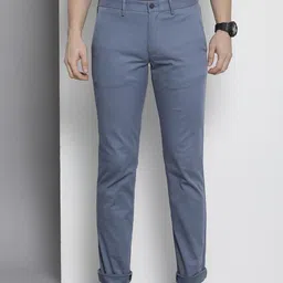 Tommy Hilfiger Men Solid Mid-Rise Casual Trousers-image-75