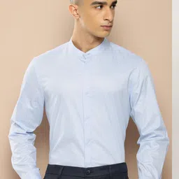 INVICTUS Pure Cotton Slim Fit Opaque Printed Formal Shirt-image-44