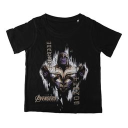 Marvel by Wear Your Mind Boys Black Thanos Printed Round Neck T-shirt-picture-15
