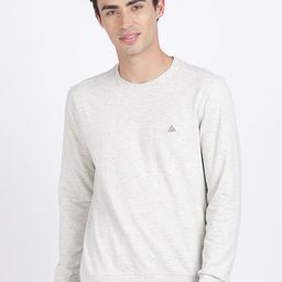 ANTHEM Men Grey Melange Solid Sweatshirt-picture-31