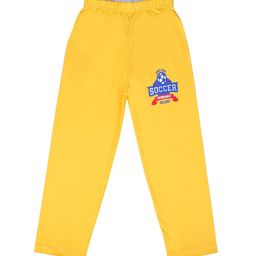 SWEET ANGEL Boys Yellow Solid Straight-Fit Track Pants-image-77