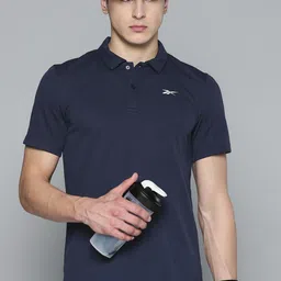 Reebok Men Brand Logo Windsurfer X Polo Collar Training Speedwick T-shirt-image-40