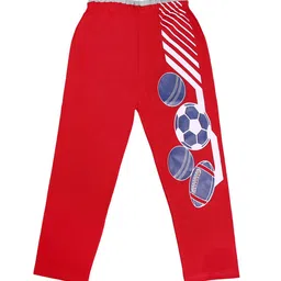 SWEET ANGEL Boys Red Printed Straight-Fit Track Pants-picture-15