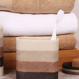 Home Centre Brown & Beige Striped Hudson Rome Tooth Brush Holder-picture-49