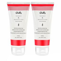 Globus naturals Set of 2 Glycolic & Salicylic Acid Pimple Clear Face Wash 100 ml-12