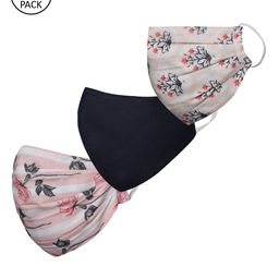 VASTRAMAY Unisex Pack Of 3 2-Ply Reusable Cloth Half Face Masks-picture-15