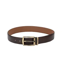 Calvadoss Men Brown Textured Belt-image-40