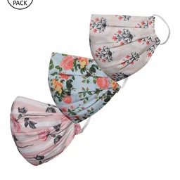 VASTRAMAY Unisex Pack of 3 2-Ply Reusable Cloth Masks-image-92