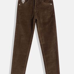 Monte Carlo Boys Slim Fit Corduroy Trousers-image-60