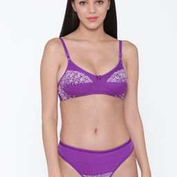 N-Gal Women Purple and White Laced Lingerie Set NTDLS05-image-52