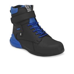 Eego Italy Men Black Leather High-Top Trekking Shoes-image-86