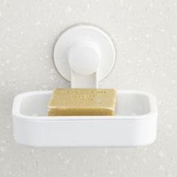 Home Centre White Solid Orion Soap Dish With Suction Cup-25