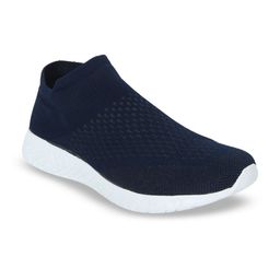 Yuuki Men Navy Blue Mesh Walking Shoes-picture-24