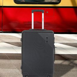 WROGN Textured Hard-Sided HRD Medium Trolley Suitcase 55 L-17