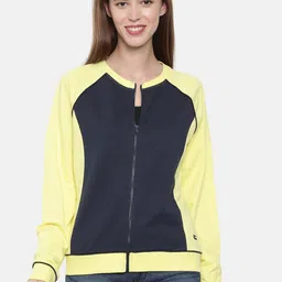 3PIN Women Yellow Solid Sweatshirt-image-40