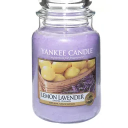 YANKEE CANDLE Lavender Classic Large Jar Lemon Lavender Scented Candles-image-92