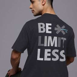 HRX by Hrithik Roshan Typography Printed Training T-shirt-image-71