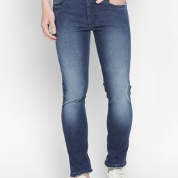 Basics Men Navy Blue Super Skinny Fit Low-Rise Clean Look Stretchable Jeans-image-45