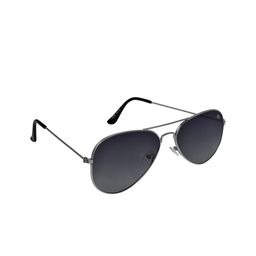 GIO COLLECTION Unisex Black Lens Aviator Sunglasses with UV Protected Lens VS218C.3ASLB-16